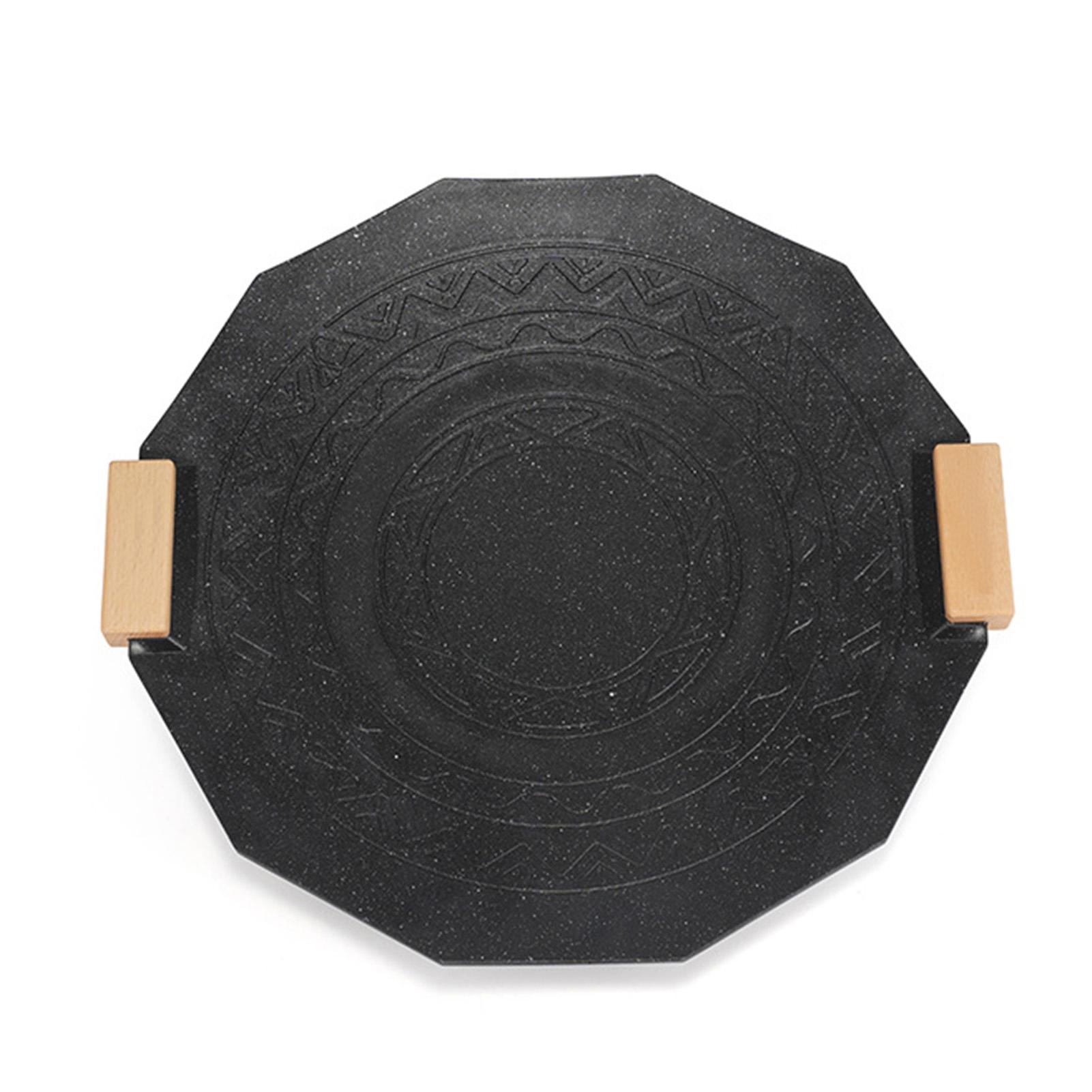41CM Outdoors Grilling Pan 5MM Thicken Coating Stone Handled Multiple Fire Source Compatibility
41CM Outdoors Grilling Pan 5MM Thicken Coating Stone Handled Multiple Fire Source Compatibility