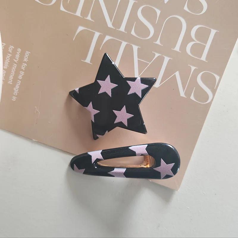 2 шт. Крутые черные заколки для волос в виде звезд, краб для девочек, женщин, детей, подарок на праздник, аксессуары для волос, головной убор, украшение
2 шт. Крутые черные заколки для волос в виде звезд, краб для девочек, женщин, детей, подарок на праздник, аксессуары для волос, головной убор, украшение