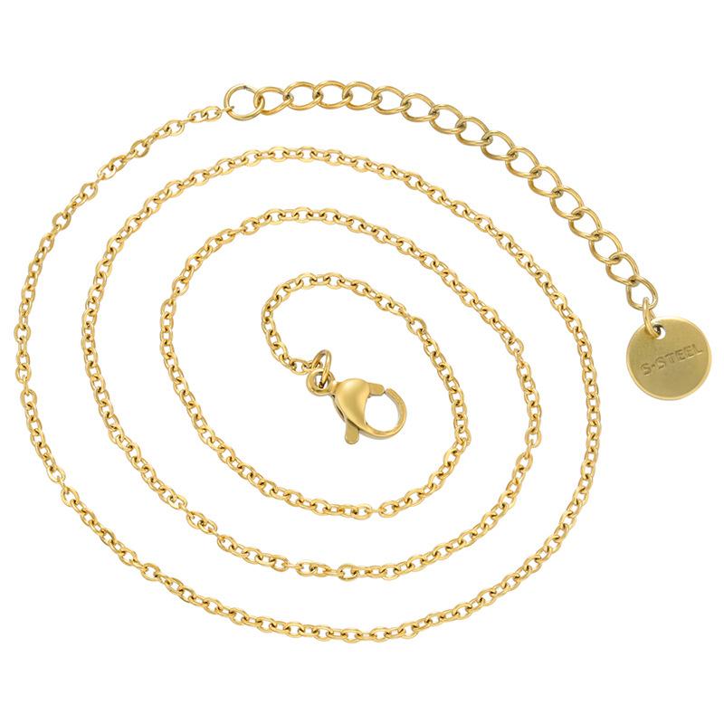 Цепочка из нержавеющей стали, тонкая цепочка с подвеской, сохраняющее цвет гальваническое покрытие, комбинированные DIY ювелирные аксессуары Vl100 золотой
Цепочка из нержавеющей стали, тонкая цепочка с подвеской, сохраняющее цвет гальваническое покрытие, комбинированные DIY ювелирные аксессуары Vl100 золотой