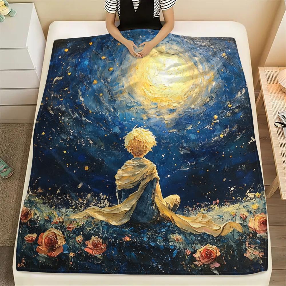 Boy with Animals at Night Print Flannel Blanket, High quality Comfortable for All Seasons, Home Decor, Warmth and Comfort 80cm x 120cm
Boy with Animals at Night Print Flannel Blanket, High quality Comfortable for All Seasons, Home Decor, Warmth and Comfort 80cm x 120cm