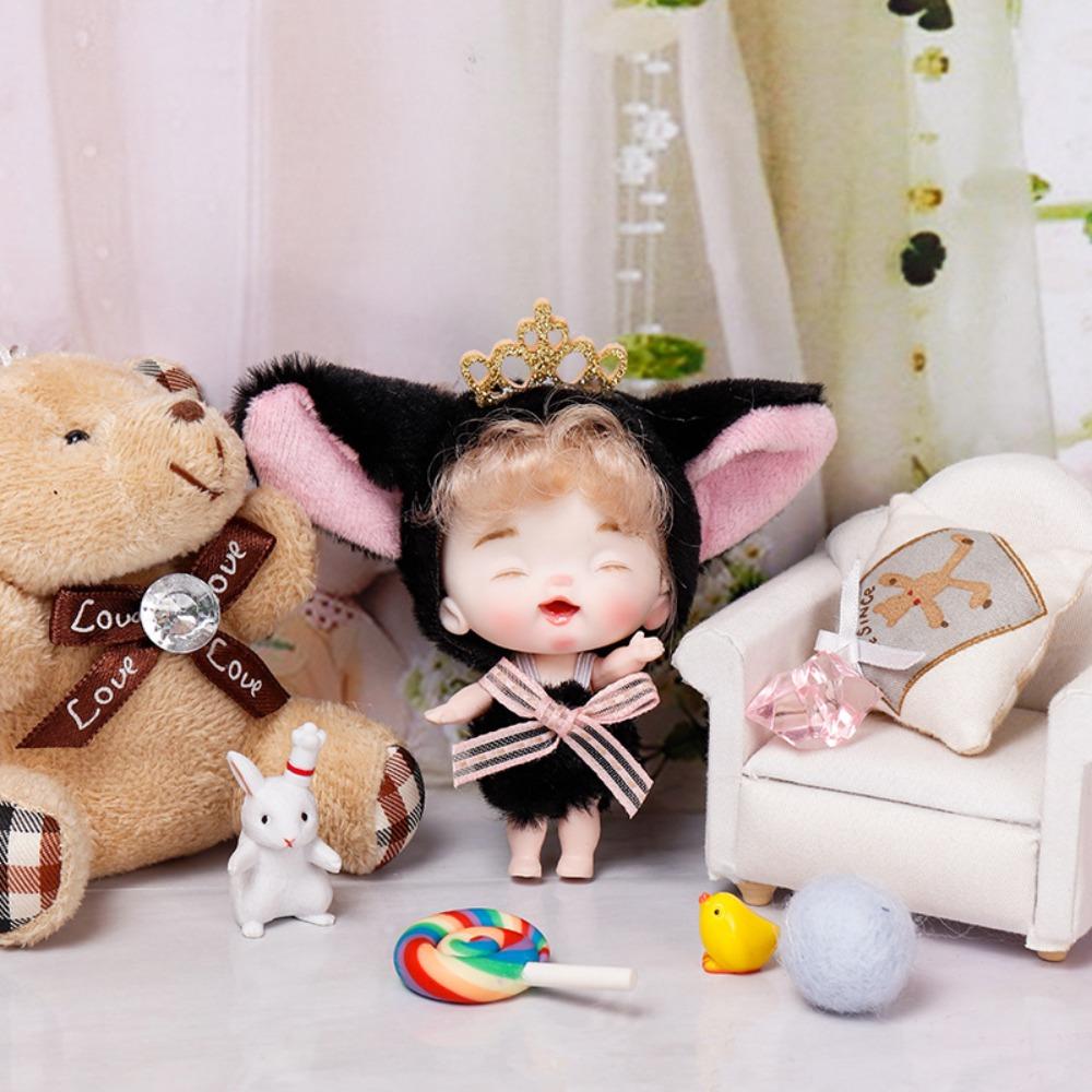 Шарнирное тело Мини-кукла с ушками кролика Подвижный сустав Милая Bjd Аниме Кукла Большие глаза Игрушки Куклы Дети style 12
Шарнирное тело Мини-кукла с ушками кролика Подвижный сустав Милая Bjd Аниме Кукла Большие глаза Игрушки Куклы Дети style 12