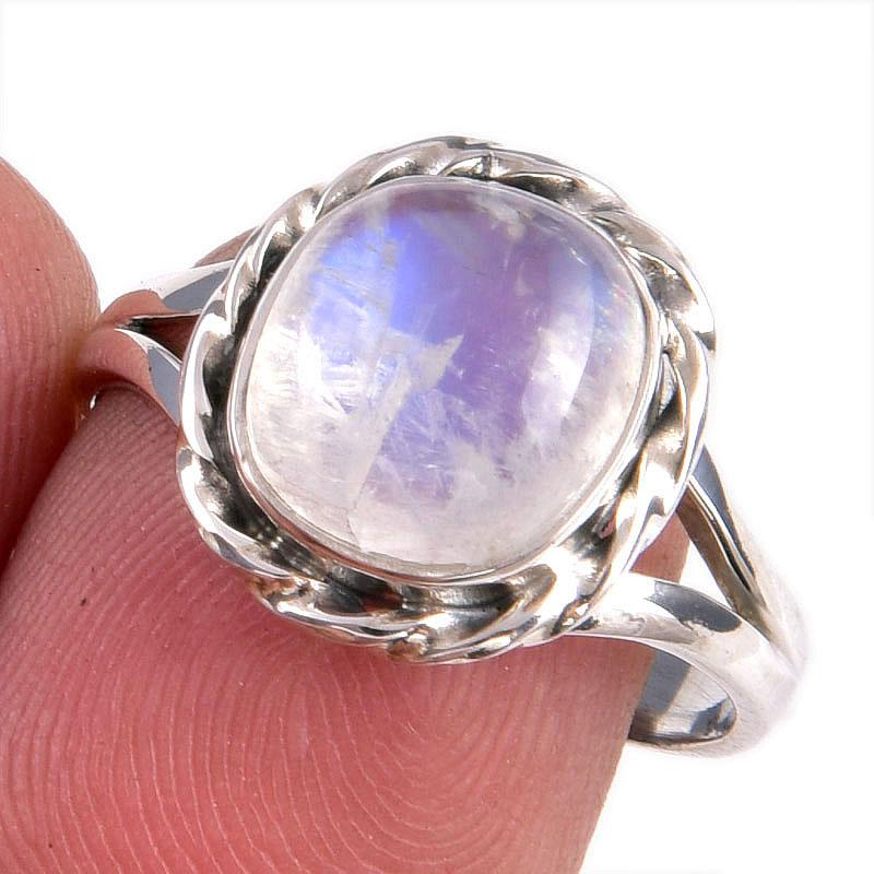 Natural Rainbow Moonstone Gemstone Handmade 925 Solid Silver Gift Ring S.8 l2m80
Natural Rainbow Moonstone Gemstone Handmade 925 Solid Silver Gift Ring S.8 l2m80