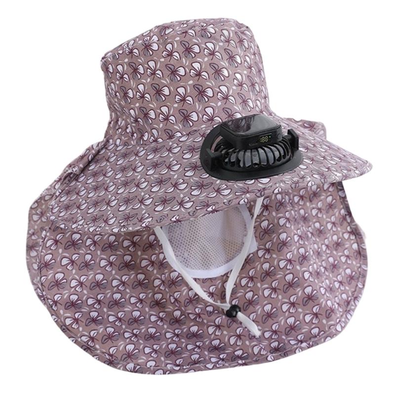 Popular Sun Protective Hat With Solar Fan And Breathable Fabric Fisherman Hat For Women Outdoor Activity Hiking Headwear коричневий
Popular Sun Protective Hat With Solar Fan And Breathable Fabric Fisherman Hat For Women Outdoor Activity Hiking Headwear коричневий