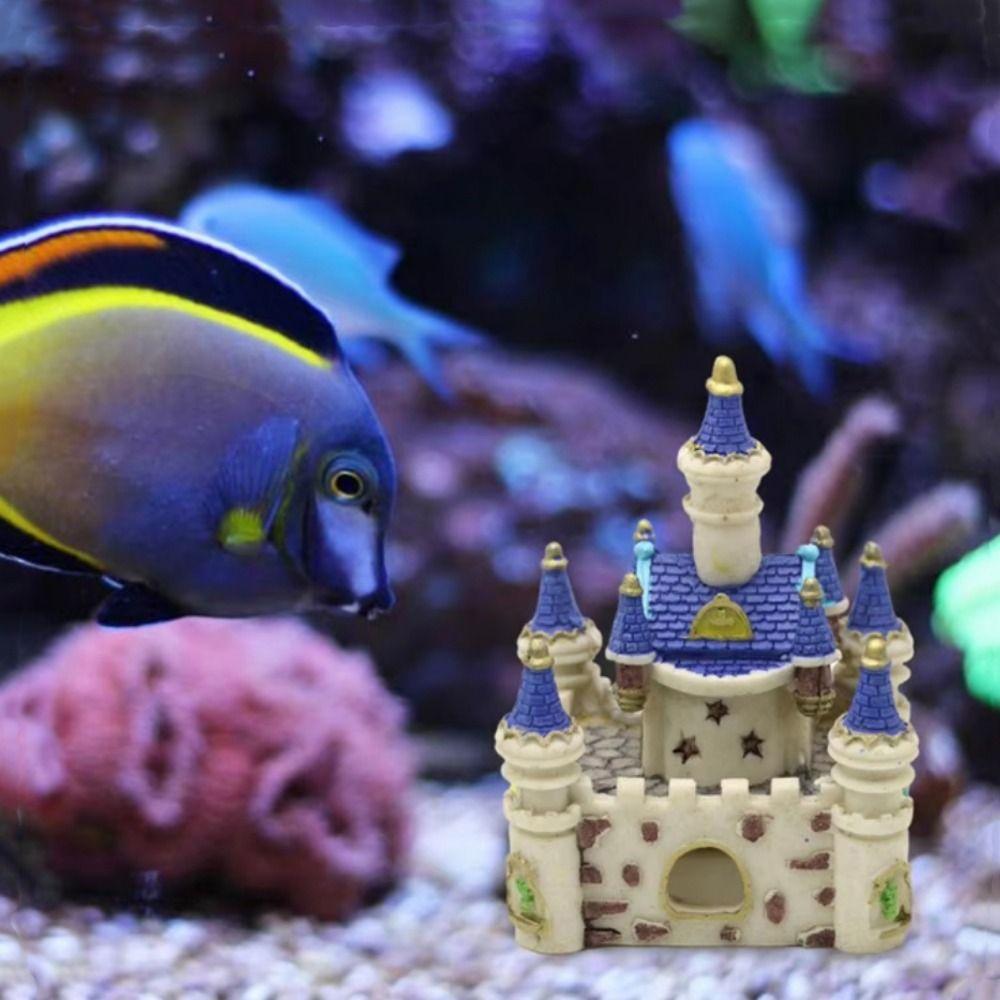 Decorative Castle Tower Ornaments Resin Fish Castle Landscape Fish Hiding Cave Reptile Tank синий
Decorative Castle Tower Ornaments Resin Fish Castle Landscape Fish Hiding Cave Reptile Tank синий