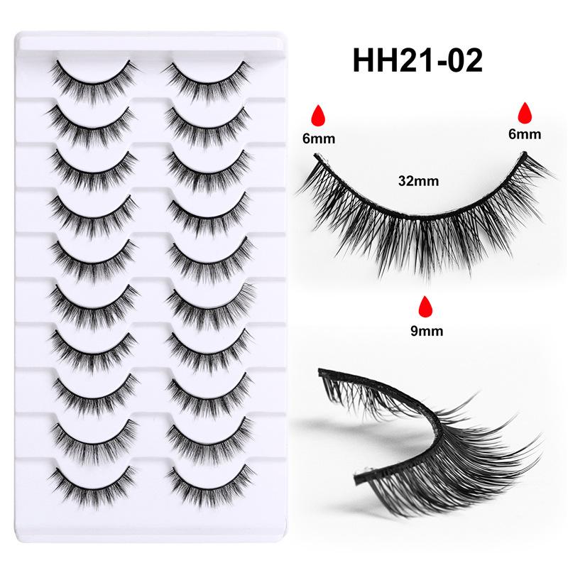 10 Pairs Synthetic Fiber 3D Dense Little Devil False Eyelashes Standard
10 Pairs Synthetic Fiber 3D Dense Little Devil False Eyelashes Standard