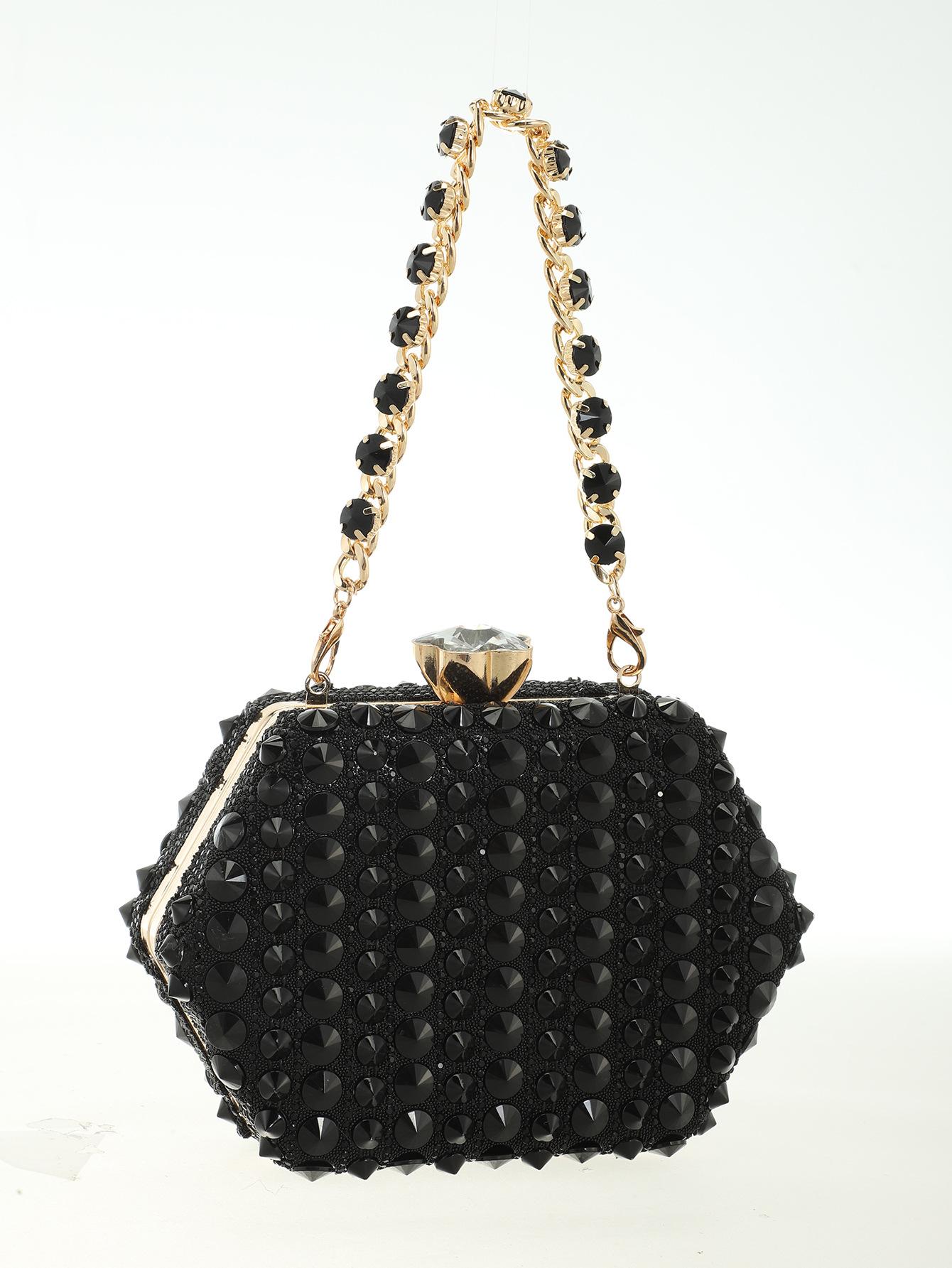 New dinner bag women s handbag diamond-encrusted banquet clutch bag dress evening bag women s Xiaoxiangfeng чёрный
New dinner bag women s handbag diamond-encrusted banquet clutch bag dress evening bag women s Xiaoxiangfeng чёрный