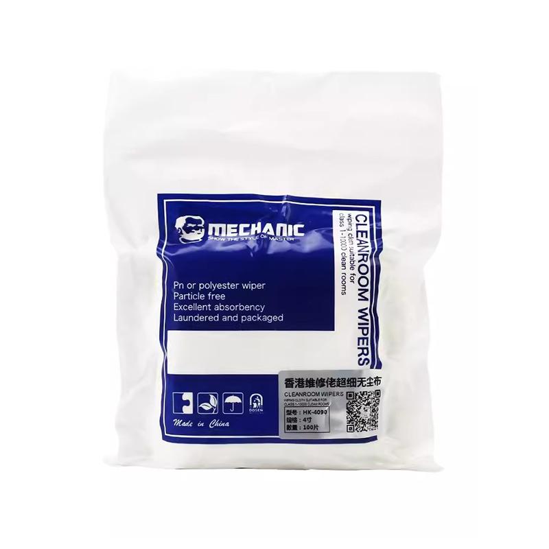 MECHANIC HK4090 Soft Anti-static Cleanroom Cloth for Mobile Phone Laptop Tablet LCD Screen Camera Glass Dust Cleaner Wipes 50PCS 10X10
MECHANIC HK4090 Soft Anti-static Cleanroom Cloth for Mobile Phone Laptop Tablet LCD Screen Camera Glass Dust Cleaner Wipes 50PCS 10X10