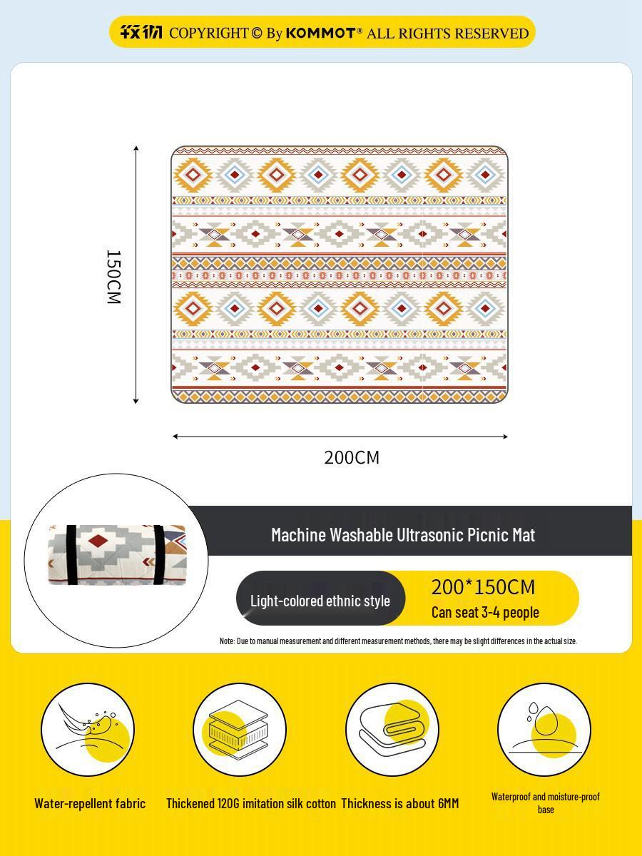 Mu Che Waterproof Picnic Mat: Moisture-Proof, Portable Outdoor Camping Mat and Tent Cushion.
Mu Che Waterproof Picnic Mat: Moisture-Proof, Portable Outdoor Camping Mat and Tent Cushion.