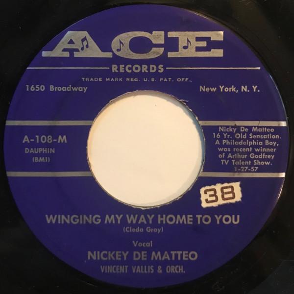 7-дюймовая пластинка NICKY DEMATTEO VINCENT VALLIS Winging My Way Home To You Spring A108M Ace Records 1957 US Pop Б/у
7-дюймовая пластинка NICKY DEMATTEO VINCENT VALLIS Winging My Way Home To You Spring A108M Ace Records 1957 US Pop Б/у