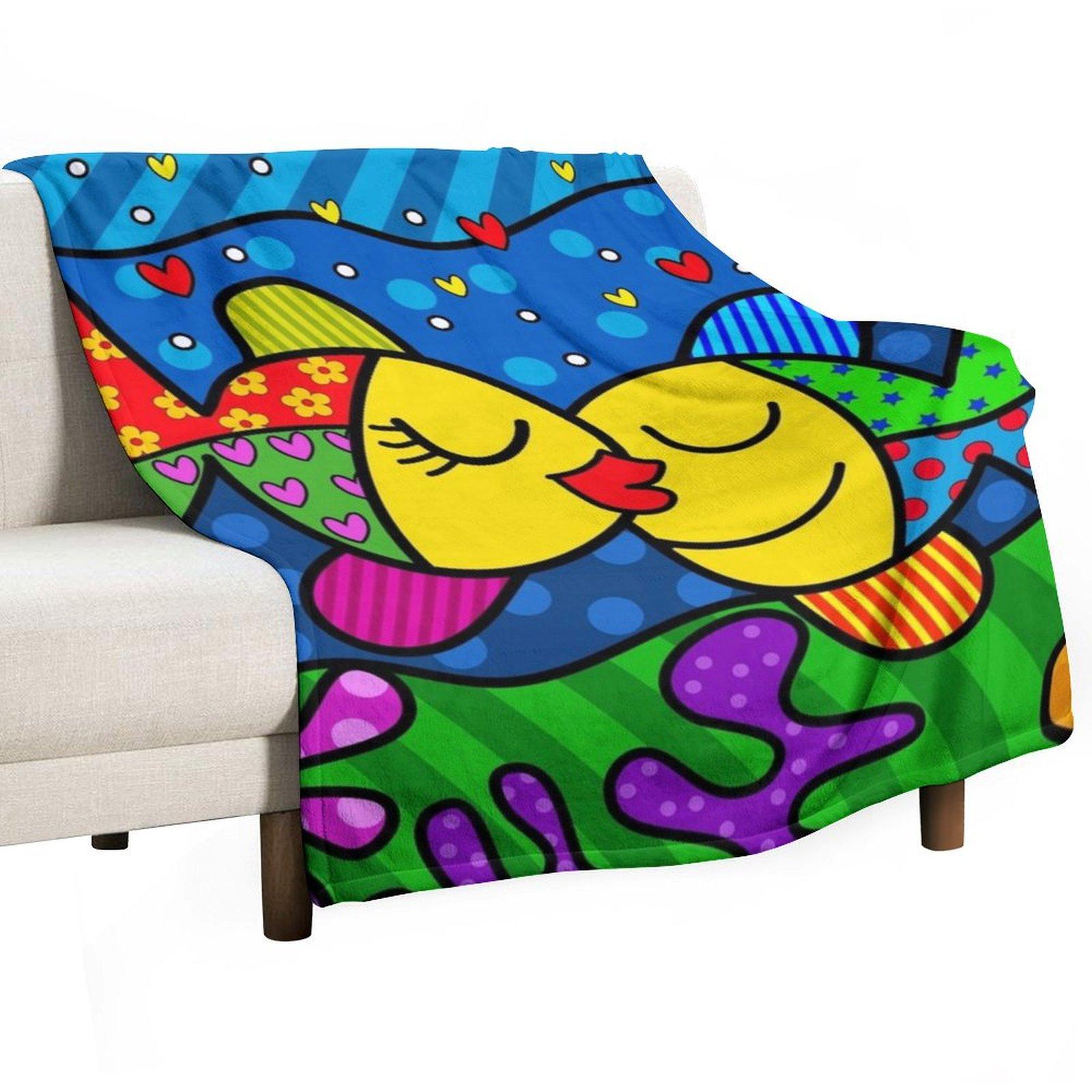Kissing Fish Pop-art Throw Blanket Shaggy For Baby funny gift Comforter Blankets 30x40in
Kissing Fish Pop-art Throw Blanket Shaggy For Baby funny gift Comforter Blankets 30x40in