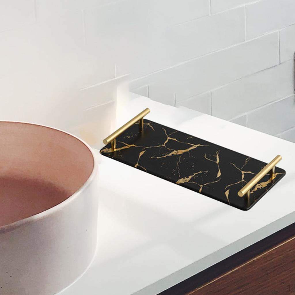 Елегантний мармуровий піднос для стильного домашнього декору Black Rectangle
Елегантний мармуровий піднос для стильного домашнього декору Black Rectangle