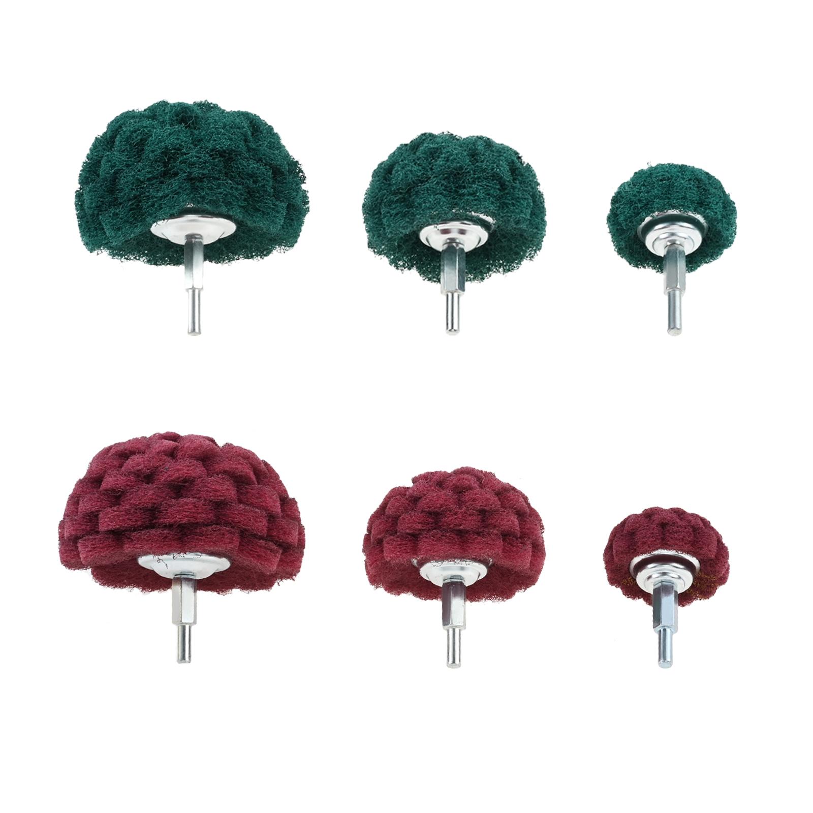 6Pcs Grit 120 400 Scouring Pad Abrasive Drill Cleaning Kit 1/4 Shank Non Woven Buffing Polishing for Drill Power Scrubber Tool
6Pcs Grit 120 400 Scouring Pad Abrasive Drill Cleaning Kit 1/4 Shank Non Woven Buffing Polishing for Drill Power Scrubber Tool
