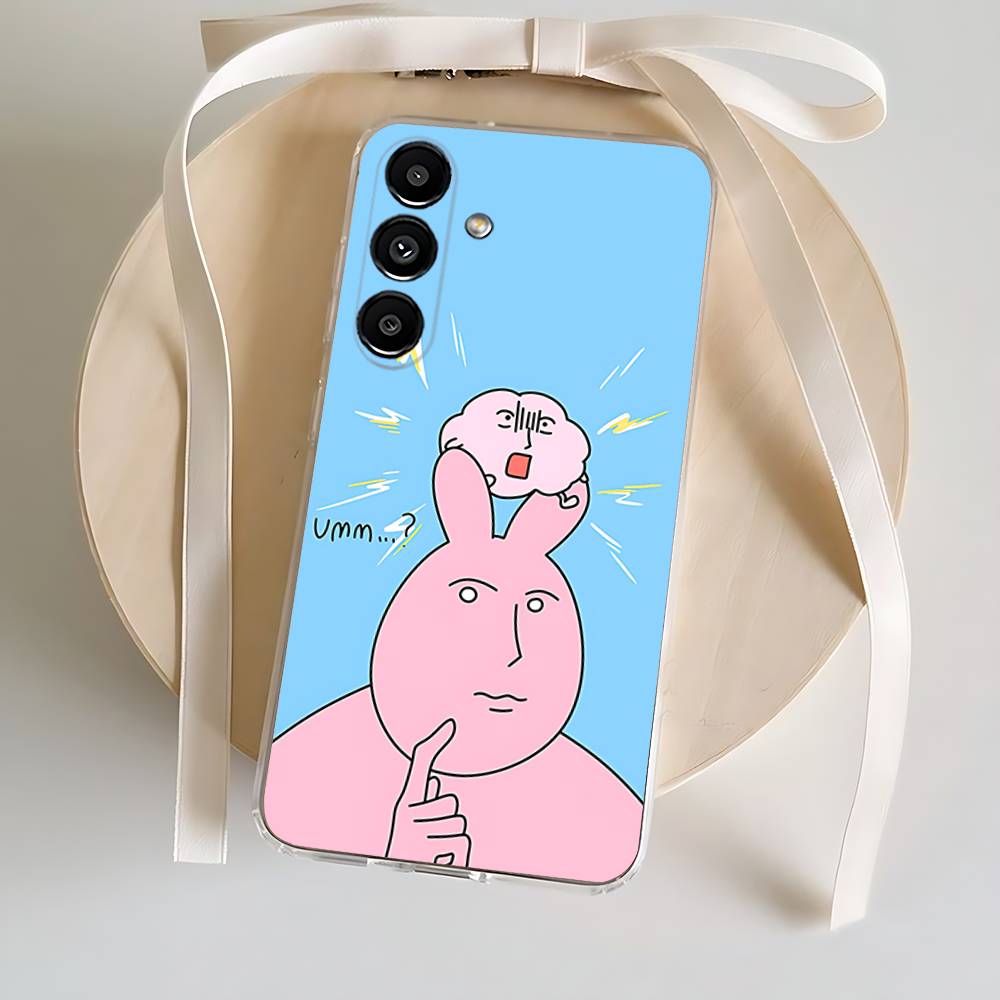 Pink Rabbit My Friend Clear Phone case suitable for Samsung S30,S25,S24,S23,S21,S22,S20,S10,5G,FE,lite,PIus,Ultra Transparent SamsungS9plus
Pink Rabbit My Friend Clear Phone case suitable for Samsung S30,S25,S24,S23,S21,S22,S20,S10,5G,FE,lite,PIus,Ultra Transparent SamsungS9plus