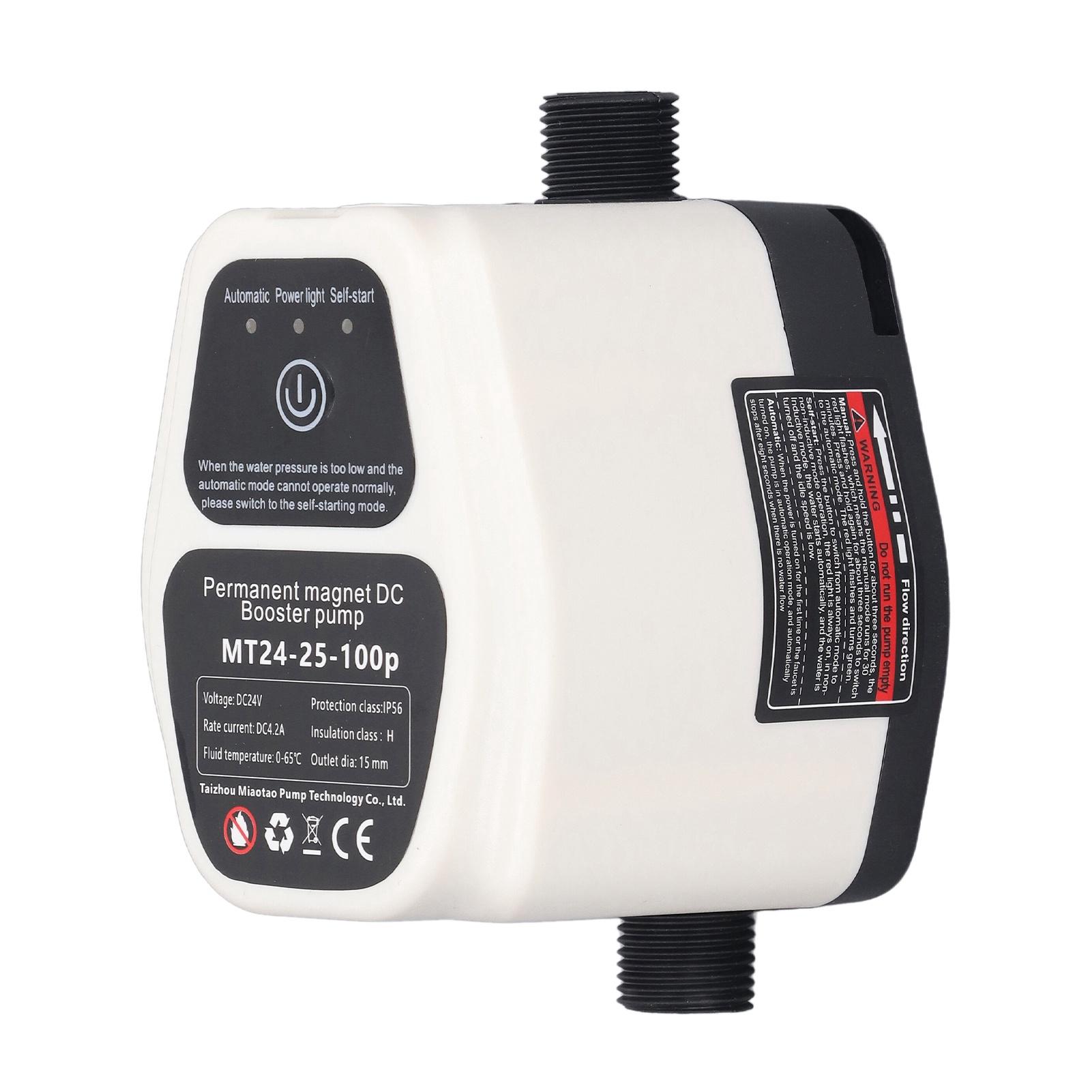 Booster Pump 100W 24V 25L Full Automatic Intelligent Sensing Quiet Water Pressure Boost Pump 100‑240V EU Plug
Booster Pump 100W 24V 25L Full Automatic Intelligent Sensing Quiet Water Pressure Boost Pump 100‑240V EU Plug