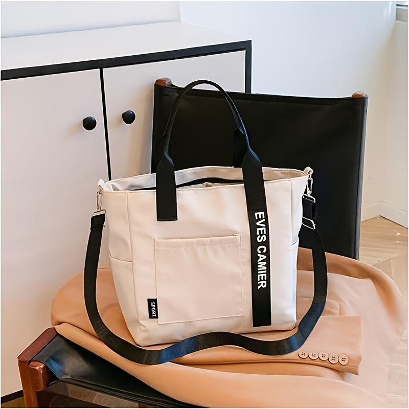 Tote Bag Multiple Pockets Adjustable Crossbody Strap Bag, Zipper Closure Suitable for School, Work, And Travel білий
Tote Bag Multiple Pockets Adjustable Crossbody Strap Bag, Zipper Closure Suitable for School, Work, And Travel білий