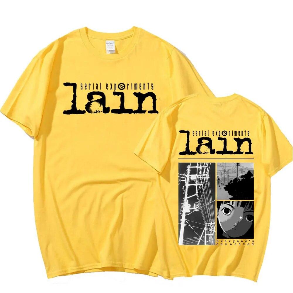 Футболка с изображением аниме «Серийные эксперименты», Lain, мультфильм «Iwakura Weeb Girl», научно-фантастические футболки унисекс, женская летняя футболка большого размера из 100% хлопка XL
Футболка с изображением аниме «Серийные эксперименты», Lain, мультфильм «Iwakura Weeb Girl», научно-фантастические футболки унисекс, женская летняя футболка большого размера из 100% хлопка XL