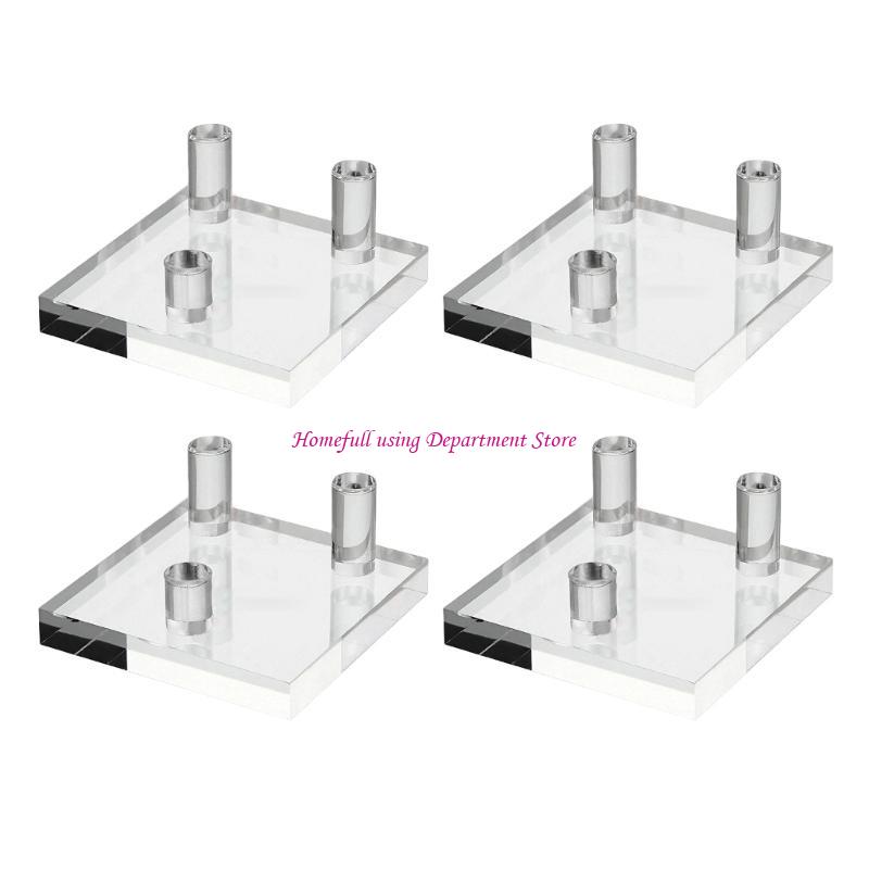 Pack of 4 Acrylic Holders for Agate Slices and Rock Collectibles Display Stands
Pack of 4 Acrylic Holders for Agate Slices and Rock Collectibles Display Stands