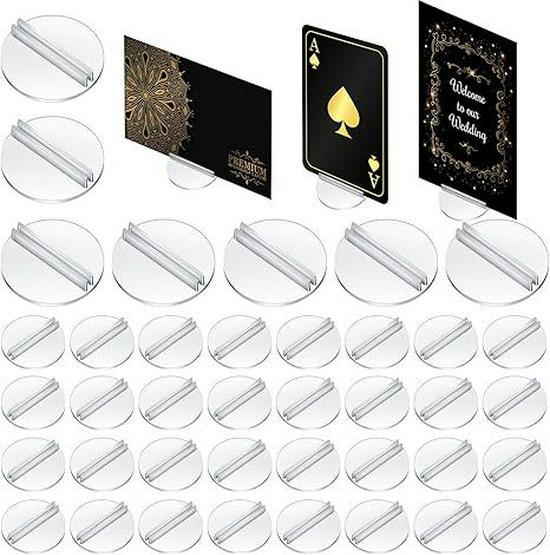 Пластикова підставка для карт 35 мм, кругла, для настільних ігор Clear (50 pcs)
Пластикова підставка для карт 35 мм, кругла, для настільних ігор Clear (50 pcs)
