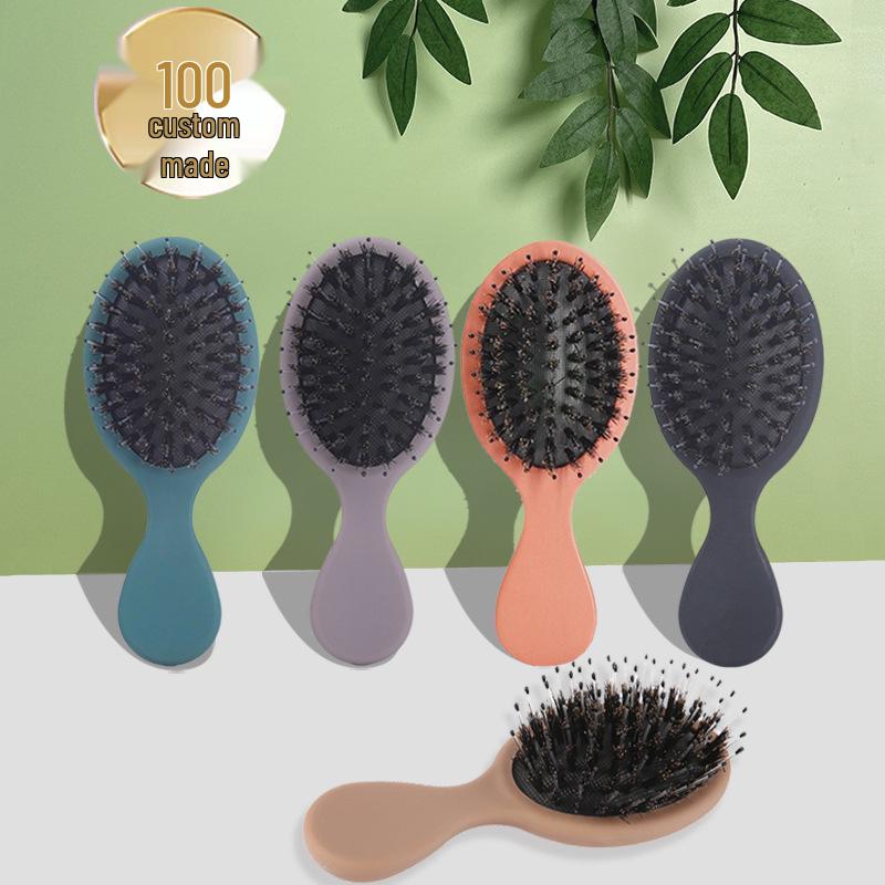 Portable Women s Mini Boar Bristle Cushion Brush for Fluffy Styling & Smooth Hair 14.5*5*3 cm
Portable Women s Mini Boar Bristle Cushion Brush for Fluffy Styling & Smooth Hair 14.5*5*3 cm