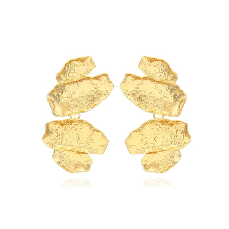 Fashionable Dimensional Golden Leaf Earrings Portable Alloy Designs for Evening Event
Fashionable Dimensional Golden Leaf Earrings Portable Alloy Designs for Evening Event