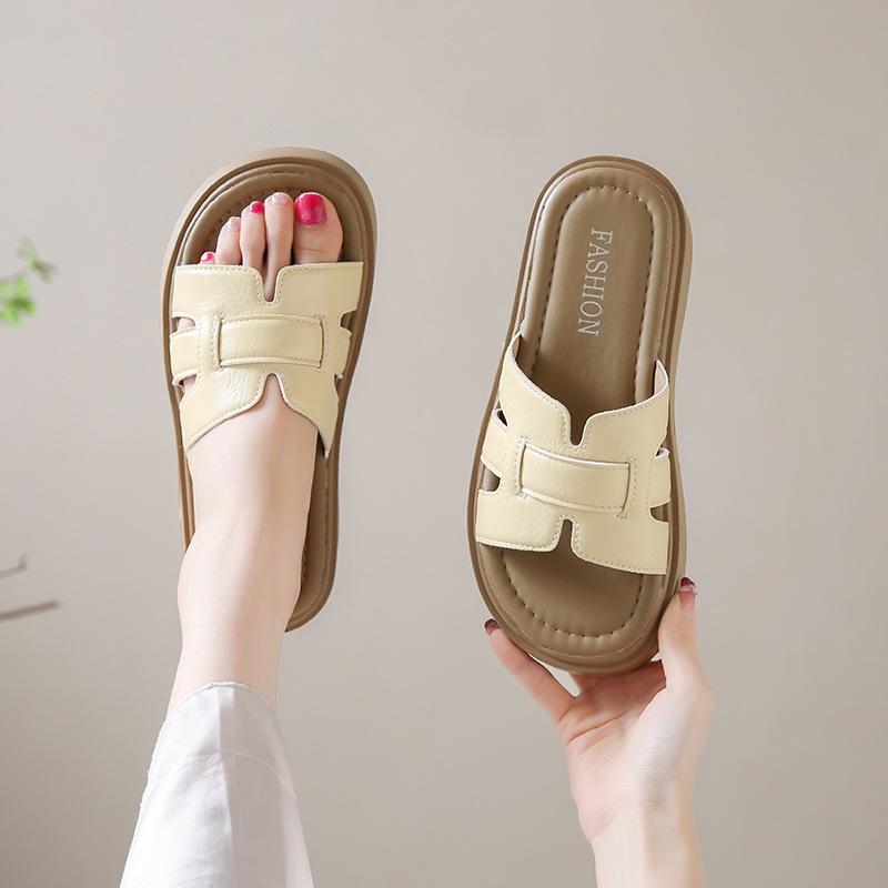 Fashion open-toed cool slippers slippers summer new soft-bottomed casual lightweight flat-bottomed slippers 35
Fashion open-toed cool slippers slippers summer new soft-bottomed casual lightweight flat-bottomed slippers 35