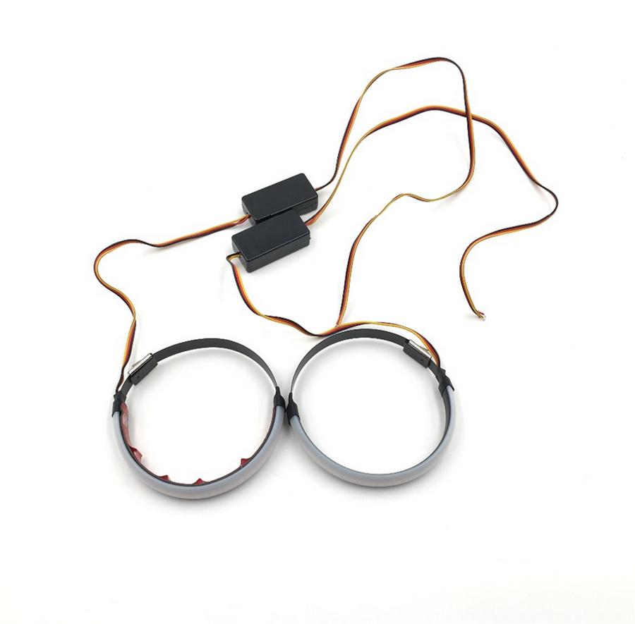 Two-color turn signal casing type (pair)-yellow and white light
Two-color turn signal casing type (pair)-yellow and white light