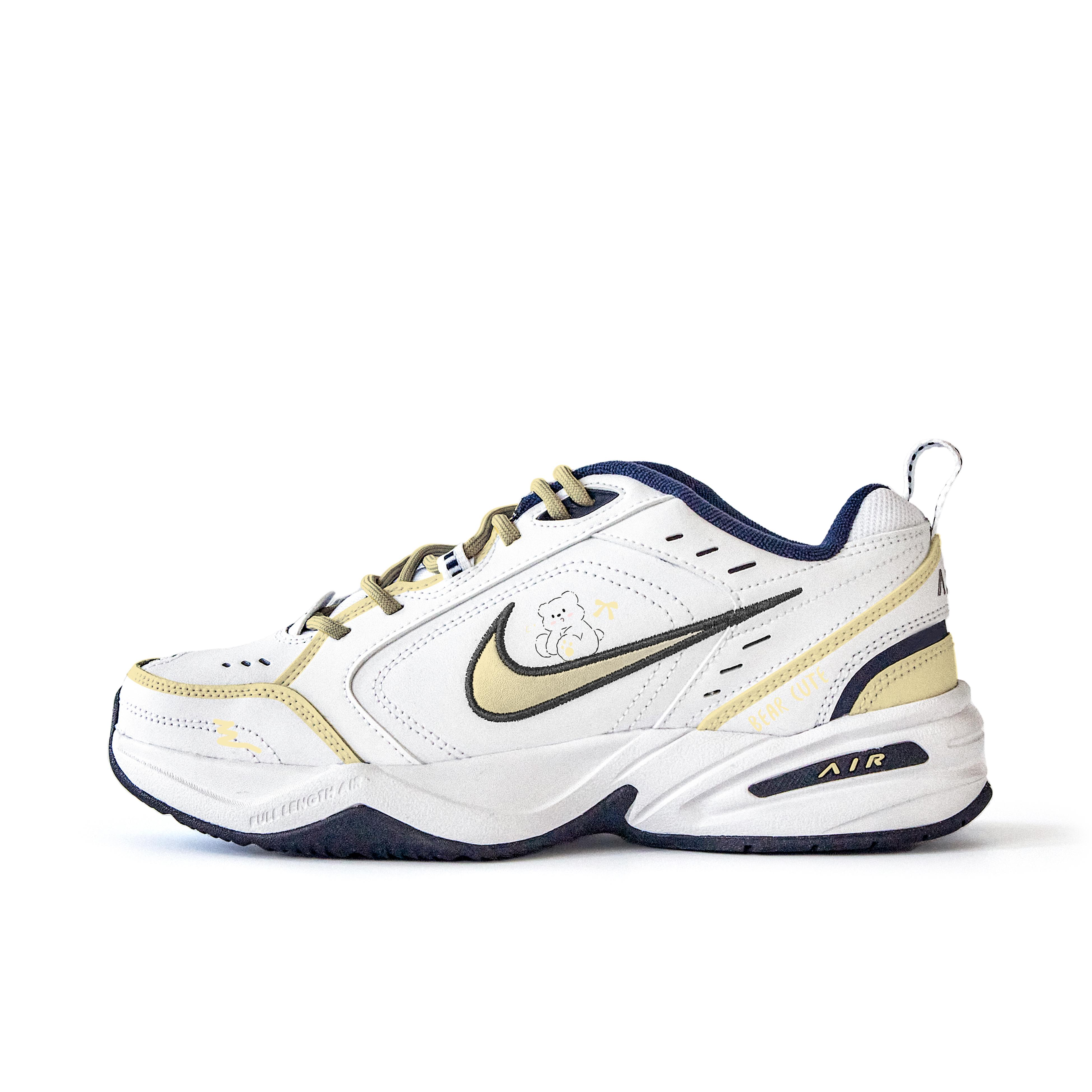 Nike Air Monarch 4 Slip Resistant Abrasion Resistant Low top Chunky Sneakers Unisex White Yellow 415445-102 (Team746-) 45
Nike Air Monarch 4 Slip Resistant Abrasion Resistant Low top Chunky Sneakers Unisex White Yellow 415445-102 (Team746-) 45