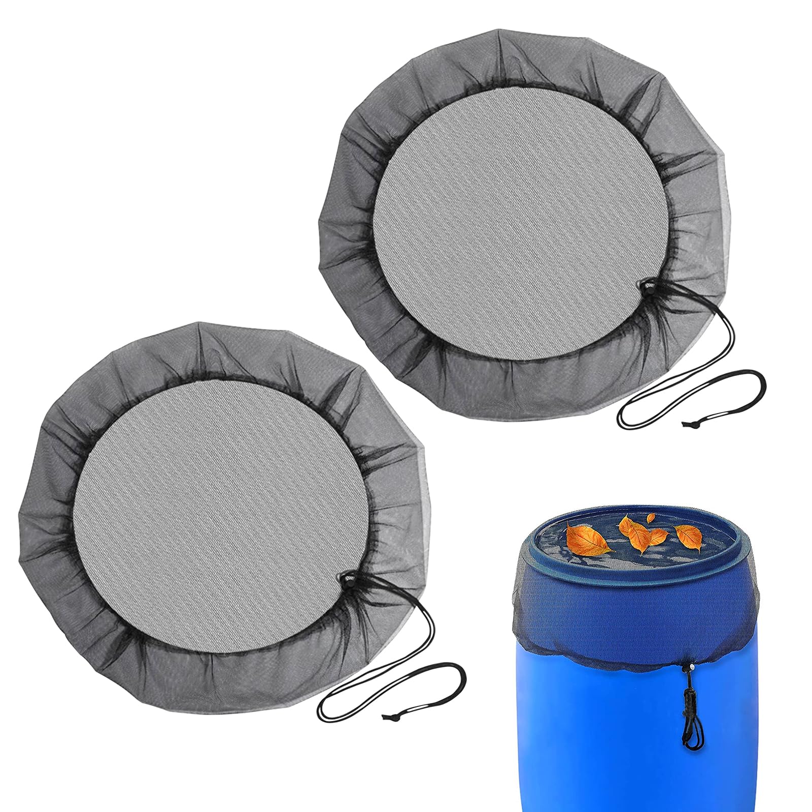 2Pcs Rain Barrel Rain Barrel Mesh Cover Bucket Dust Cover 120cm Adjustable Drawstring Rainwater Catcher Cover Polyester Fiber Rainwater Barrel
2Pcs Rain Barrel Rain Barrel Mesh Cover Bucket Dust Cover 120cm Adjustable Drawstring Rainwater Catcher Cover Polyester Fiber Rainwater Barrel