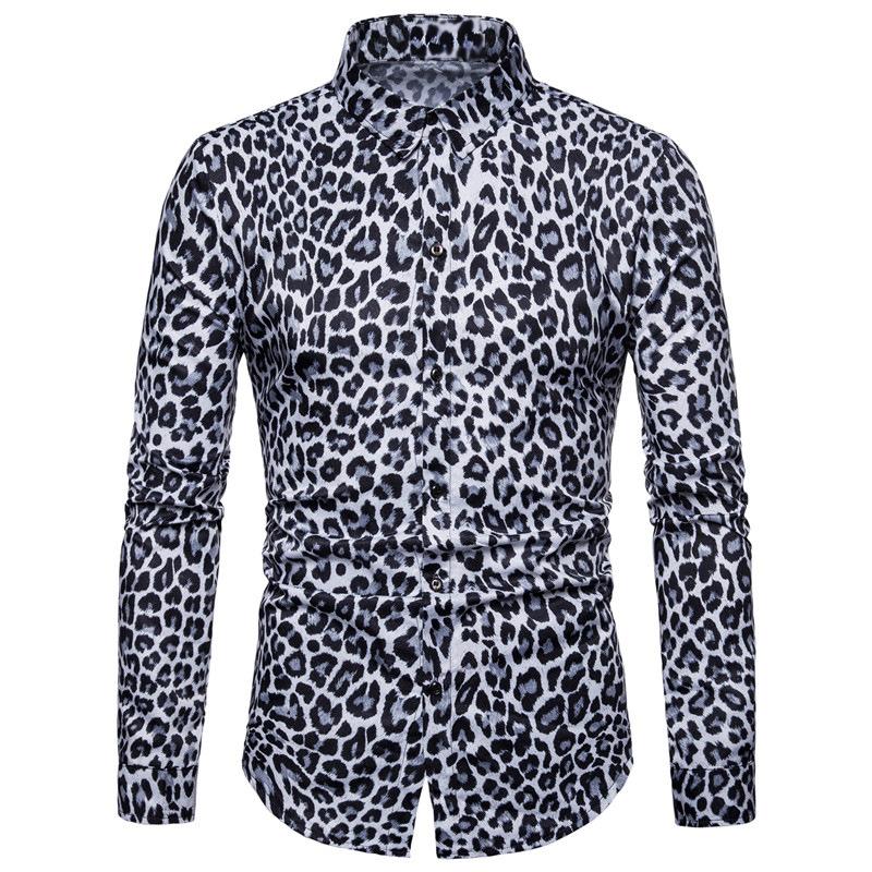 Spring Autumn European Style Men s Casual Leopard Print Long Sleeve Shirt Plus Size Shirt For Men Stylish Comfortable Fashionable Casual Wear L коричневий
Spring Autumn European Style Men s Casual Leopard Print Long Sleeve Shirt Plus Size Shirt For Men Stylish Comfortable Fashionable Casual Wear L коричневий