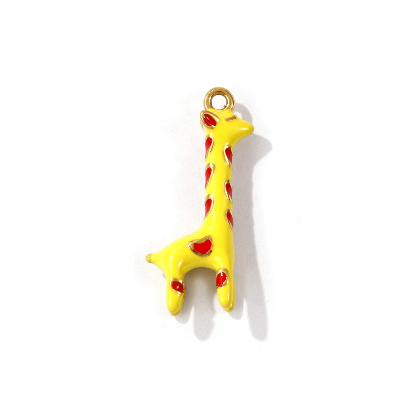1 Piece 304 Stainless Steel 3D Charms 18K Gold Plated Animal Enamel Dinosaur Dolphin Giraffe Pendant For DIY Neckalce Making
1 Piece 304 Stainless Steel 3D Charms 18K Gold Plated Animal Enamel Dinosaur Dolphin Giraffe Pendant For DIY Neckalce Making
