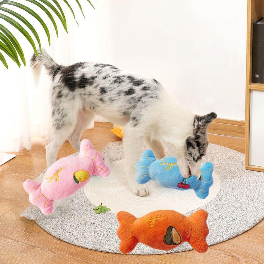 Soft Dog Squeaky Toy Bite Resistant Pet Plush Pillow Toy Multicolor Dog Molar Toy Self-happy
Soft Dog Squeaky Toy Bite Resistant Pet Plush Pillow Toy Multicolor Dog Molar Toy Self-happy