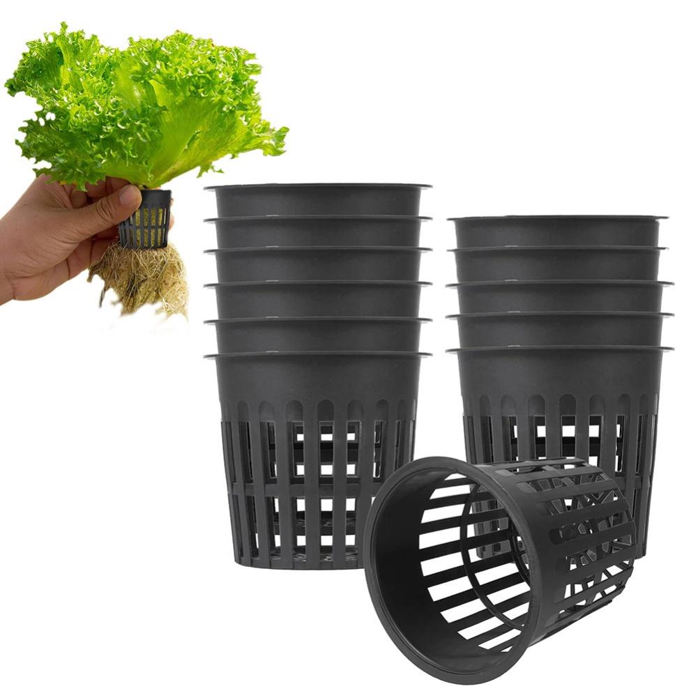 Hydroponics Mesh Net Pot for Nursery and Garden Plants Plastic Basket with Mesh Structure to Prevent Root Rot and Enhance Growth
Hydroponics Mesh Net Pot for Nursery and Garden Plants Plastic Basket with Mesh Structure to Prevent Root Rot and Enhance Growth