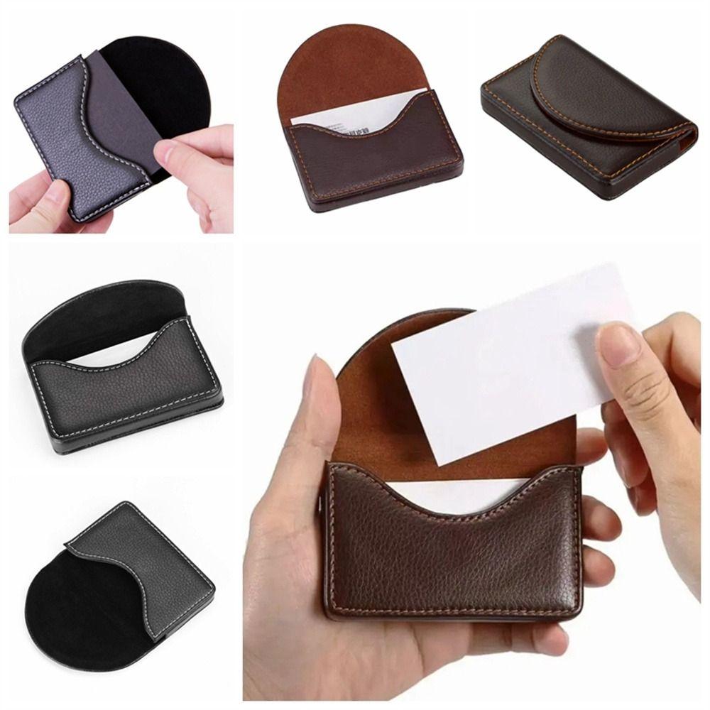 Large Capacity Credit Card Case Magnetic Buckle Name Card Holder Office Supplies кофейный
Large Capacity Credit Card Case Magnetic Buckle Name Card Holder Office Supplies кофейный