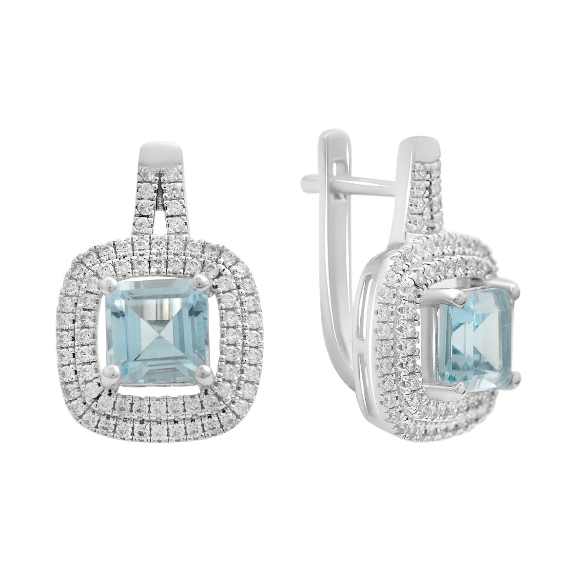 Серебряные серьги с натуральным топазом 5.867ct (2207177) небо синє світло кольору
Серебряные серьги с натуральным топазом 5.867ct (2207177) небо синє світло кольору