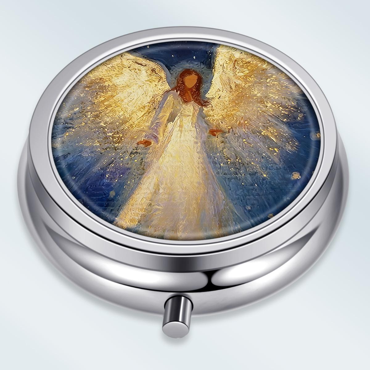 Portable Pill Box with 3 Compartments, Mini Metal Medicine Organizer Case, Cute Printed Pill Container for Vitamins, Pills, Jewelry, Travel, Daily Use разноцветный
Portable Pill Box with 3 Compartments, Mini Metal Medicine Organizer Case, Cute Printed Pill Container for Vitamins, Pills, Jewelry, Travel, Daily Use разноцветный
