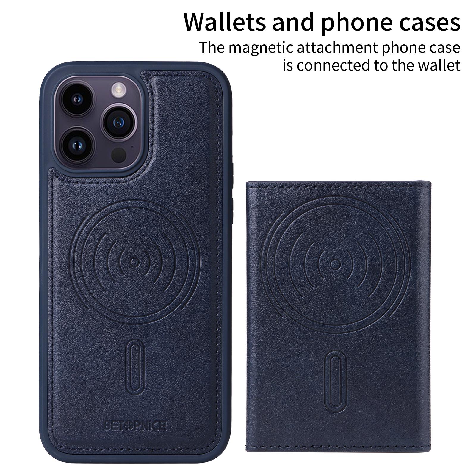 For iPhone 14 Pro Max Magnetic Case BETOPNICE Leather Phone Cover Kickstand with Detachable Card Bag Brown
For iPhone 14 Pro Max Magnetic Case BETOPNICE Leather Phone Cover Kickstand with Detachable Card Bag Brown