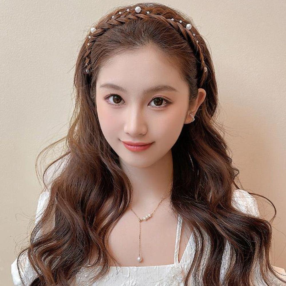 Wide Fishbone Braid Headband Non-slip Women Hair Hoop Sweet Korean Head Wrap Female Style 1
Wide Fishbone Braid Headband Non-slip Women Hair Hoop Sweet Korean Head Wrap Female Style 1