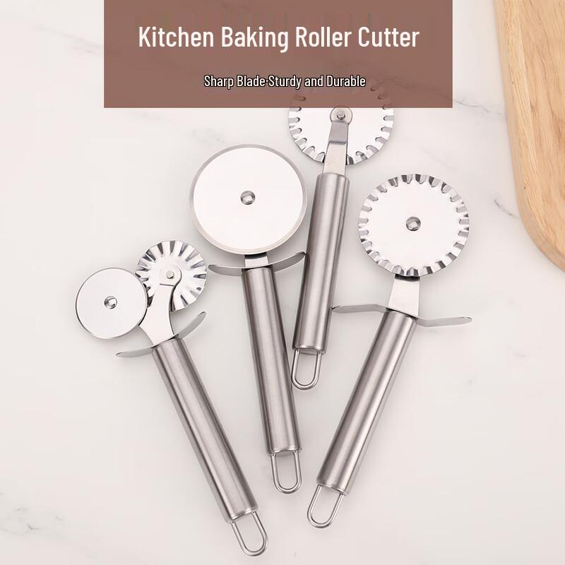 Stainless Steel Pizza Wheel Cutter 19x6.5cm
Stainless Steel Pizza Wheel Cutter 19x6.5cm