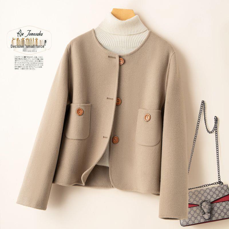 2025 Hepburn-Style Double-Faced Wool Coat for Women - Retro Gray Autumn Jacket Extra Large
2025 Hepburn-Style Double-Faced Wool Coat for Women - Retro Gray Autumn Jacket Extra Large