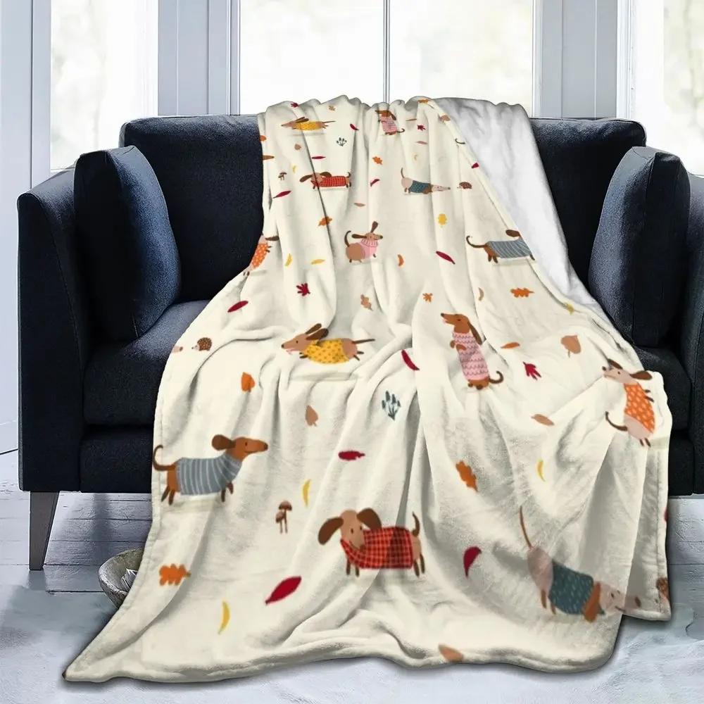 Dachshund In Sweaters Pattern Blankets Fleece Printed Cute Portable Soft Throw Blanket for Bed Office Quilt Dog Flannel Blanket 75x90cm
Dachshund In Sweaters Pattern Blankets Fleece Printed Cute Portable Soft Throw Blanket for Bed Office Quilt Dog Flannel Blanket 75x90cm