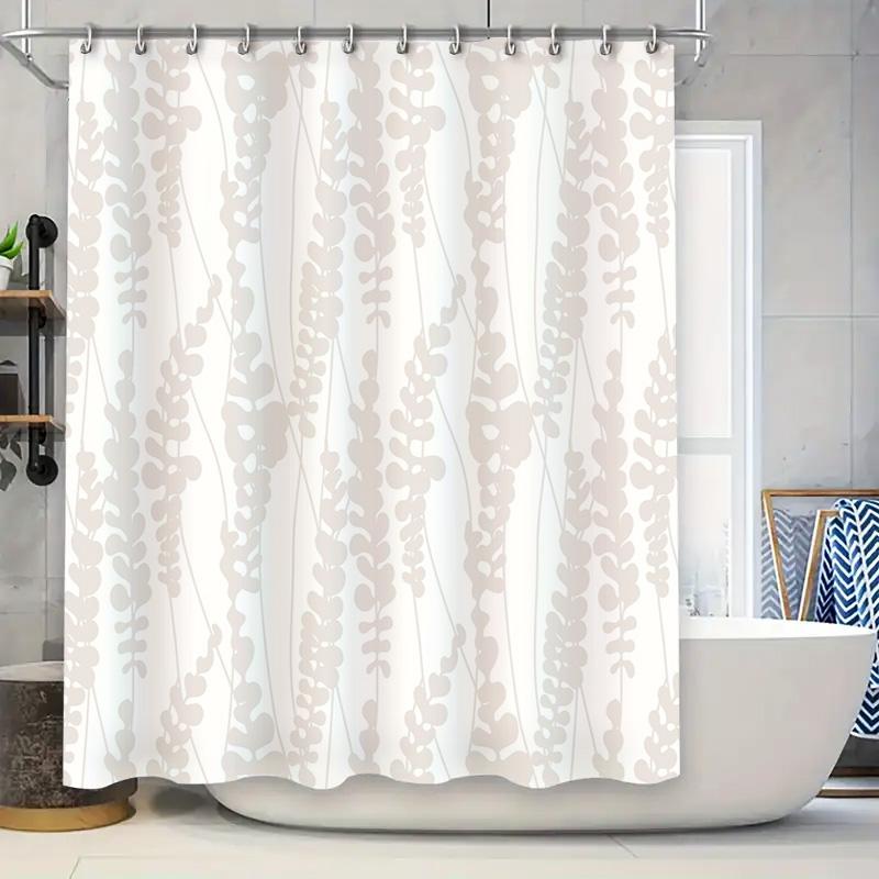 Shower Curtain Botanical Leaf Pattern Waterproof Bathroom Decor Farmhouse Style Fabric Backdrop Vintage Nature Themed Showerline W60H190(CM)-1 Pcs
Shower Curtain Botanical Leaf Pattern Waterproof Bathroom Decor Farmhouse Style Fabric Backdrop Vintage Nature Themed Showerline W60H190(CM)-1 Pcs