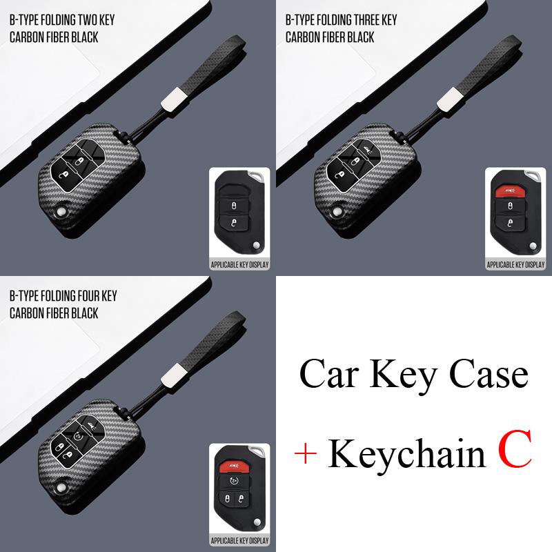 2 3 4 Buttons Carbon Style ABS Car Key Case Cover Fob for Jeep 2020-2026 Gladiator JT Sahara JLU 2018-2026 Wrangler JL JLU 4 Buttons
2 3 4 Buttons Carbon Style ABS Car Key Case Cover Fob for Jeep 2020-2026 Gladiator JT Sahara JLU 2018-2026 Wrangler JL JLU 4 Buttons