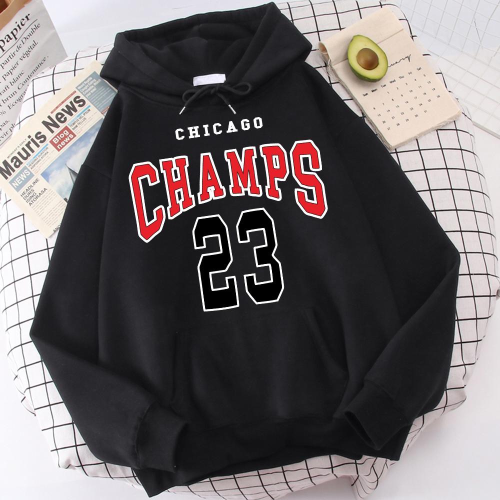 Women Long Sleeve Hoodie Chicago Champs 23 Fashion Printing Hoodies Male Casual Soft Sweatshirt Retro Spiritual Sportswears Funny Graphic Hoodie
Women Long Sleeve Hoodie Chicago Champs 23 Fashion Printing Hoodies Male Casual Soft Sweatshirt Retro Spiritual Sportswears Funny Graphic Hoodie