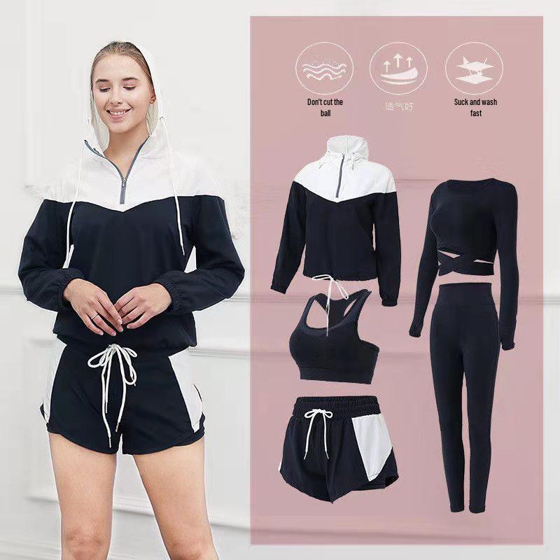 Women s Yoga Fitness Five-Piece Set: Spring/Summer Fashion Sportswear for Exercise and Morning Runs L
Women s Yoga Fitness Five-Piece Set: Spring/Summer Fashion Sportswear for Exercise and Morning Runs L