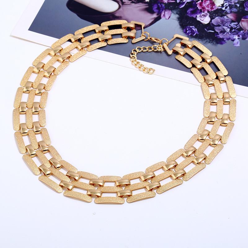 Geometric Fashion Metal Choker Necklace With Matte Finish For Men Women And золотой
Geometric Fashion Metal Choker Necklace With Matte Finish For Men Women And золотой