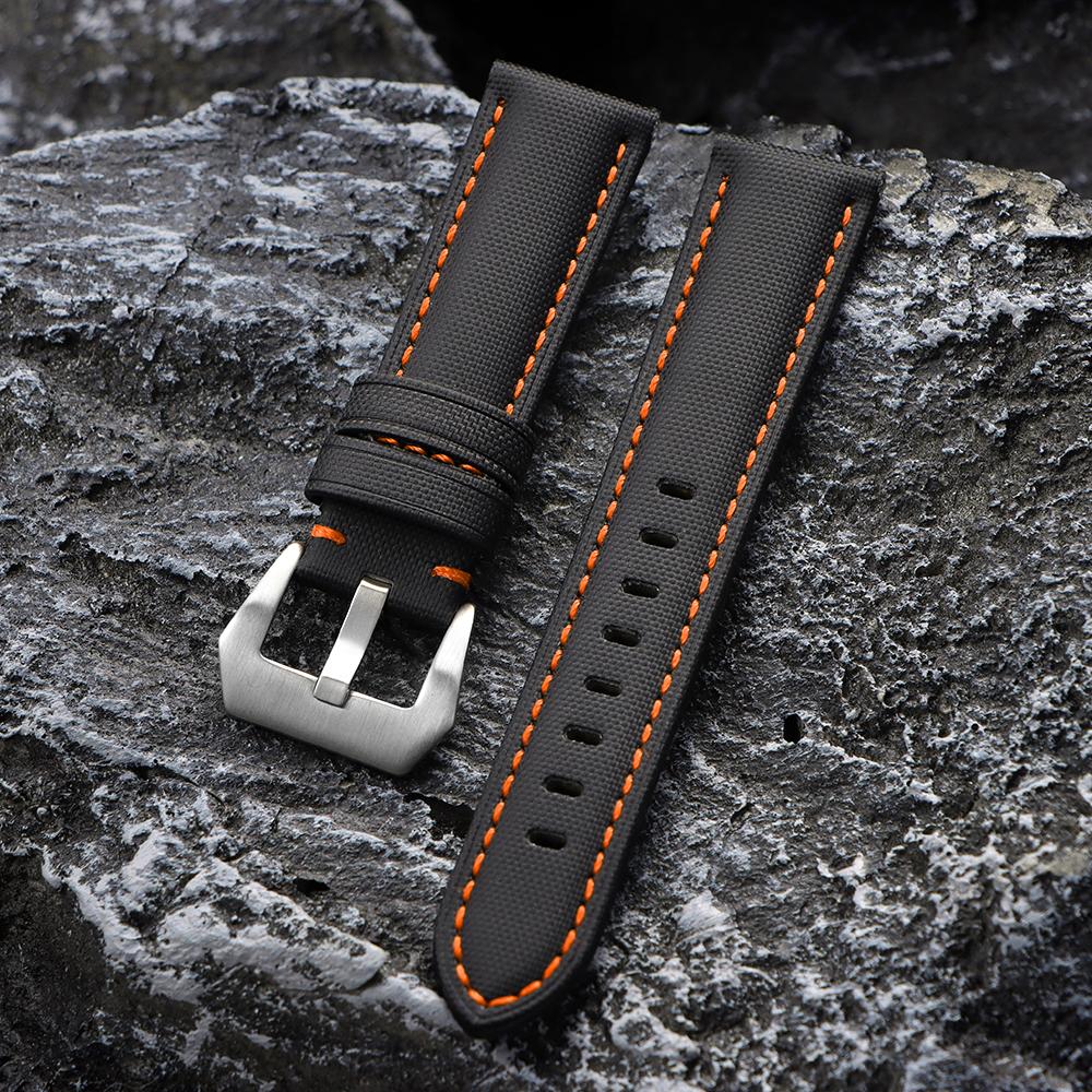 Genuine Sailcloth 20mm 22mm 24mm 26mm Watch Band Premium Sailcloth Strap Waterproof Soft Nylon Quick Release Bracelet Wristbelt 20mm
Genuine Sailcloth 20mm 22mm 24mm 26mm Watch Band Premium Sailcloth Strap Waterproof Soft Nylon Quick Release Bracelet Wristbelt 20mm