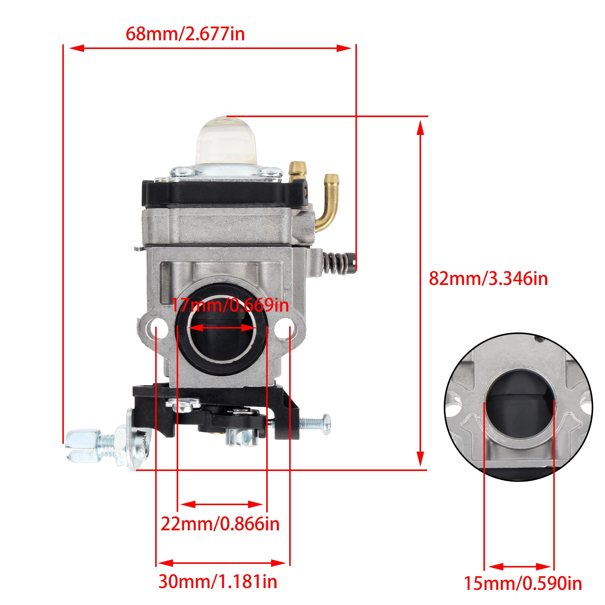 Motorcycle Brushcutter 11mm 15mm Carburetor Set 40cc- 49cc 2-Stroke Mini Scooter ATV Strimmer Grass Cutter Engine Spare Parts 15mm
Motorcycle Brushcutter 11mm 15mm Carburetor Set 40cc- 49cc 2-Stroke Mini Scooter ATV Strimmer Grass Cutter Engine Spare Parts 15mm