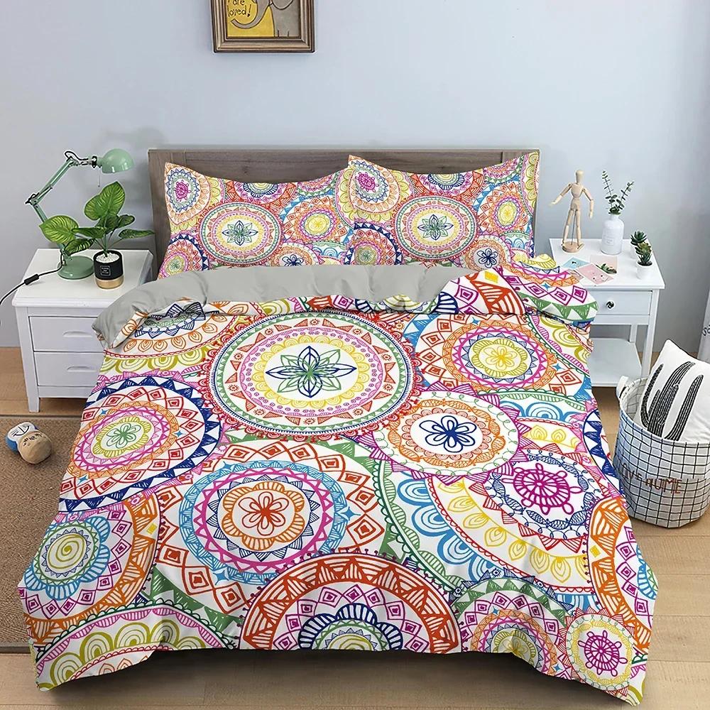 Mandala Pattern Floral Flower Comfortable Duvet Quilt Cover Pillowcase Bedding Set Children Bedroom Decoration Home Textile 70x133cm 2pcs
Mandala Pattern Floral Flower Comfortable Duvet Quilt Cover Pillowcase Bedding Set Children Bedroom Decoration Home Textile 70x133cm 2pcs