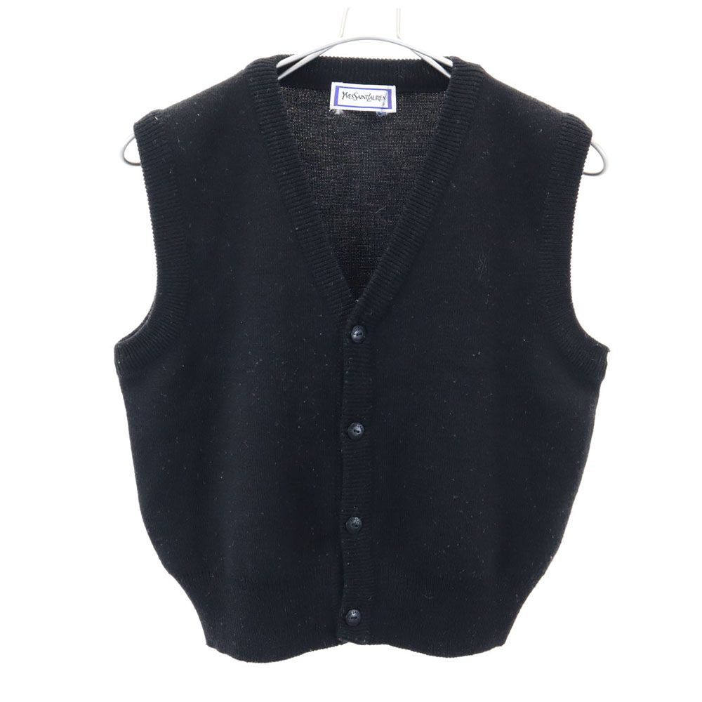 YVES SAINT LAURENT 90s Old V neck Knit vest 120 black Kid s Used
YVES SAINT LAURENT 90s Old V neck Knit vest 120 black Kid s Used
