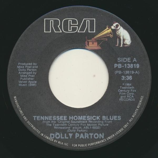 7inch Record DOLLY PARTON - Tennessee Homesick Blues / Butterfl PB13819 RCA 1984 Canada Folk Used
7inch Record DOLLY PARTON - Tennessee Homesick Blues / Butterfl PB13819 RCA 1984 Canada Folk Used